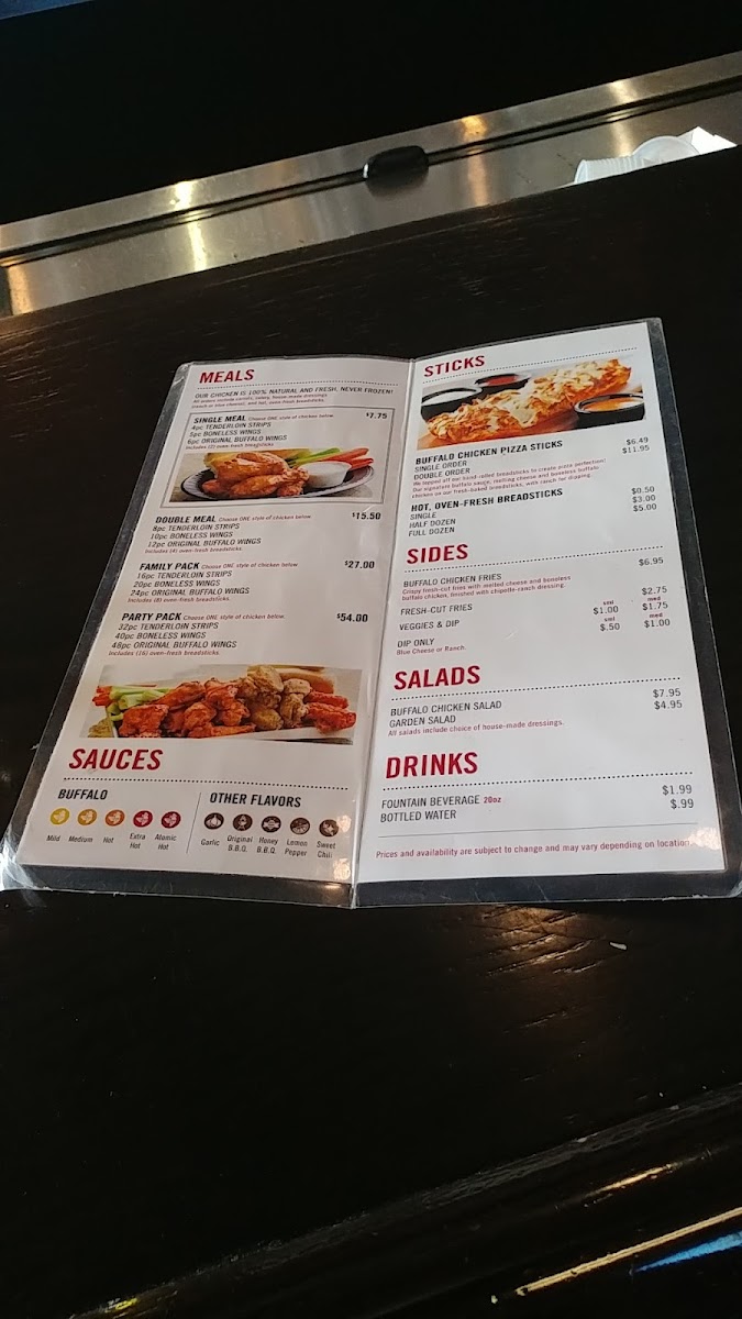 Epic Wings Menu - Image 4